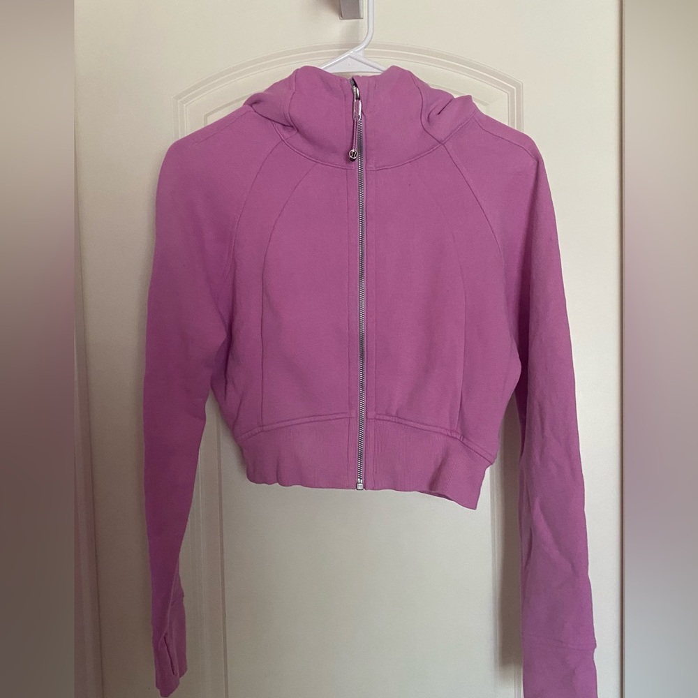 Lululemon Cropped Full Zip Scuba Size 6